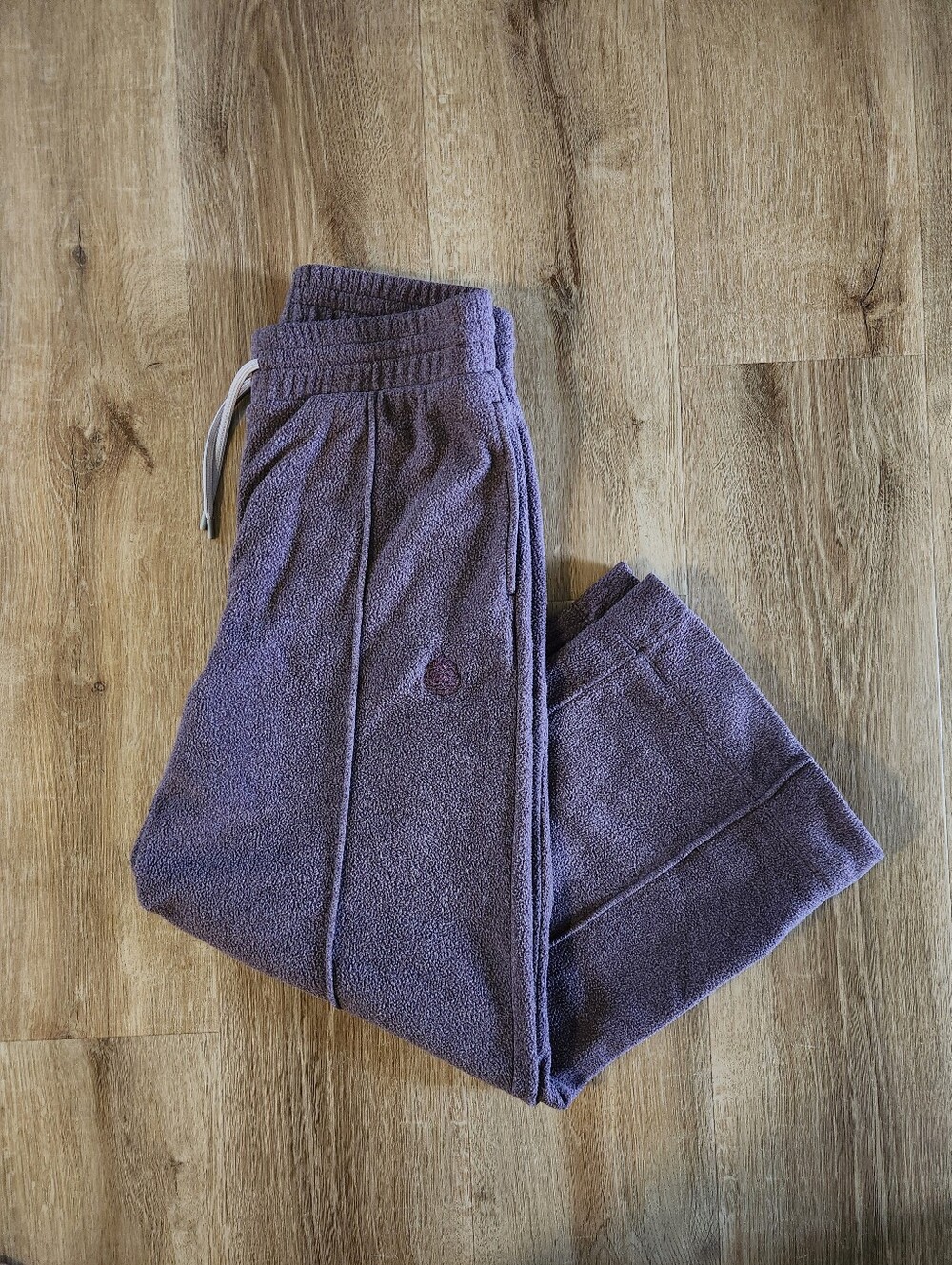 Stio Women's Purple Turpin Fleece Wide Leg Crop Pant Size Small